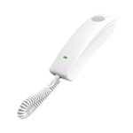 Teléfono IP profesional para Hotelería, montaje en pared,  teclado numérico estándar, conferencia de 3 vías, Opus y PoE.