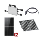 Kit Solar Interconexion  / 1kW  220Vca / Microinversores HOYMILES / Montaje Incluido