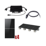 Kit Solar Interconexion  / 2kW  220Vca / Microinversores HOYMILES / Montaje Incluido