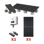 Kit Solar Interconexion  / 3kW  220Vca / Inversor AFORE / Montaje Incluido