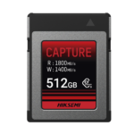 Memoria CFexpress tipo B / Clase 10 de 512 GB / Especializada para Cámaras de Fotografía y Video  / 1800 MB/s Lectura / 1700 MB/s Escritura
