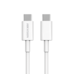 Cable USB-C a USB-C / 1 Metro / Ideal para Celulares Android / Carga Rápida 3 Amp / Carga y Sincronización de Datos / 480 Mbps / 60 Watts