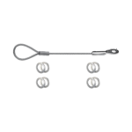 KIT DE CABLE DE PROTECCION ANTICAIDA PARA PTZ ANTIEXPLOSION WISENET