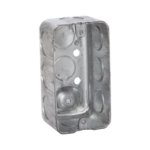 Caja (Chalupa) 4x2"/ Profundidad 1-7/8"/ 10 Entradas de 1/2"/ Troquelada.