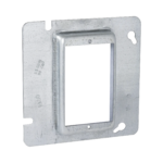 Sobretapa Cuadrada Galvanizada para Caja de 4 11-16" / Realce de 3/4".
