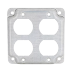 Cubierta de 4" para 2 Contactos Dúplex.