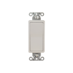 Interruptor Decorador de 20 A 120-277 V CA/ 3 Vías/ Cableado Lateral y Posterior / Color Blanco.