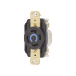 Receptáculo con Bloqueo de Media Vuelta Industrial 30 A 250 V CA / 3 Polos 4 Hilos / Nema L15-30R.