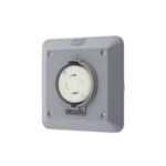 Receptáculo con Bloqueo de Media Vuelta Industrial 30 A 600 V CA / 3 Polos 4 Hilos / Nema L17-30R.