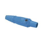 Conector Hembra Unipolar de 400 A 600 V CA/CC / Grado Industrial / Tornillos de fijación dobles/ Color Azul.