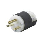 Clavija Entrada Recta/ 15A 250V/ 2 Polos 3 Hilos/ Nema 6-15P/ Grado Industrial- Comercial.
