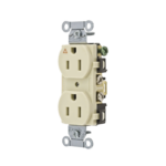 Contacto Dúplex Conexión a Tierra Aislada/ 15 A 125 V/ 2 Polos 3 Hilos/ Color Marfil/ Nema 5-15R/ Grado Comercial.
