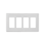 Tapa 4 Multigang/ Color Blanco.