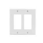 Tapa para Caja Multigang / Contacto Doble / Color Blanco.