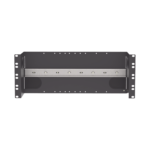 Soporte Industrial Para Instalar Equipos de Montaje en Riel DIN, Para Racks o Gabinetes Estándar de 19in, de 4UR, Color Negro