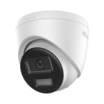 [Dual Light] Turret IP de 2 Megapixel   / Lente 2.8 mm /  Ángulo de visión 101° / 20 mts IR + 15 mts Luz Blanca / Micrófono Integrado / ACUSENSE Lite /  Exterior IP67 / PoE / dWDR / H.265+ / ONVIF
