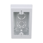 Caja de Pared Superficial, uso Universal con Placas de Pared, Con Cinta Adhesiva, Color Blanco