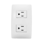 Contacto Dúplex de 127 V~60 HZ 15 A / Color Blanco.