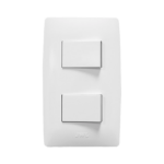 Apagador Escalera Doble de 127 V~60 Hz 10 A/ Color Blanco.