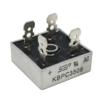 Puente de Diodos Rectificador, 35A, 800 PIV, 29 x 29 mm.