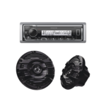 Kit de estéreo con Bluetooth KMR-M332BT | más Par de bocinas KFC-1653MRB