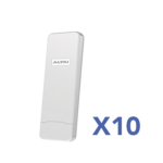 Kit de 10 Puntos de Acceso C1N Wi-Fi, PTMP en 2.4 GHz, Antena Sectorial Integrada de 70° de 10 dBi, Hasta 800 m de Cobertura, Soporta Fichas-Vouchers, Administración en Nube Gratis con INSIGHTS (Con Versión de HW 4.0 ó Superior).