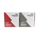 Kit de 2 rollos de 50 metros de cable fotovoltaico de cobre, rojo y negro, calibre 10 AWG (6mm²), Tipo PV,  1000/2000 V y 120°C.