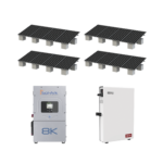Kit Hibrido con Interconexión a la Red Eléctrica de CFE de 8 kW con Salida de 220 Vca y respaldo de 10 kWh en batería de LiFePO4