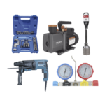 Kit profesional / Mini split / Bomba de vacío 2RS-2R-R32 / Manómetro HBSBZ6 / Kit Abocardado CT809 / Rotomartillo HR2630J / Broca PSTC02003