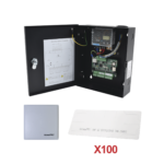 Kit para automatizar 1 ACCESO VEHICULAR con STICKERS en Parabrisas de vehiculos / Incluye Panel,  lector y 100 stickers / Software IVMS4200 incluido