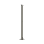 Poste para Cámara ANPR / Compatible con DS-TCG406-E / Altura de 1.5 Metros /  Color Gris