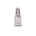 Zapata de compresión LCC500-12-6 para cal. 500 Kcmil, Doble barreno para tornillo prisionero de 1/2, Espaciado de orificios 44.5mm, 1 Pz