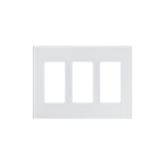 Tapa de cristal para apagador o atenuador, 3 espacio.