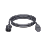 Cable de Alimentación Eléctrica Con Bloqueo de Seguridad, de IEC C14 a IEC C13, 1.8 Metros de Largo, Color Negro, Paquete de 10 Piezas