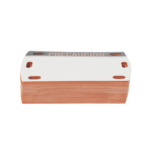 Etiqueta Autolaminada para Identificación de Fibra Optica Paquete de 25 piezas, Para Uso Interior/Exterior, Dimensiones de 90 x 50 mm, Color Negro con Naranja