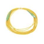 Jumper de Fibra Óptica Monomodo SC/APC - SC/APC Simplex, color amarillo, 5 metros