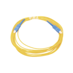 Jumper de Fibra Óptica Monomodo SC/UPC - SC/UPC Simplex, color amarillo, 5 metros