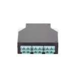 Distribuidor de Fibra Óptica para Riel Din, 6 Acopladores SC/UPC Multimodo con Charola de Empalme