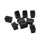 Bolsa con 25 piezas de protectores anti-polvo para puerto SFP, color negro