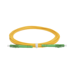 Jumper de Fibra Óptica Monomodo LC/APC-LC/APC Simplex de 3 metro, 2mm