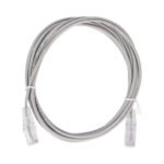 Cable de Parcheo Slim UTP Cat6 - 2 m Gris Diámetro Reducido (28 AWG)