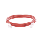 Cable de Parcheo Slim UTP Cat6A - 3 m Rojo, Diámetro Reducido (28 AWG)