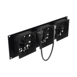 Kit de 3 Ventilador 110 Vca (12 x 12 cm) con Clavija 5-15P. Para instalación en Postes Rack