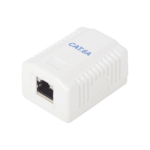 Caja de pared con 1 puerto, incluye 1 jack STP Cat6A