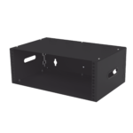 Gabinete para Montaje en Pared liviano, 4 Unidades de rack, Profundidad máxima de trabajo 250 mm, Se envía el Gabinete Armado.