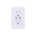 TOMACORRIENTE CON USB DUPLEX 15A