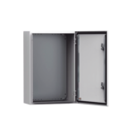 Gabinete de Uso Exterior NEMA 4/12/13; IP66; IK10, 600 x 600 x 400 mm, De Acero, Color Gris Claro