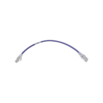 Patch Cord MC6 Modular Cat6 UTP, CM/LS0H, 1ft, Color Violeta