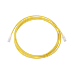 Patch Cord MC6 Modular Cat6 UTP, CM/LS0H, 10ft, Color Amarillo