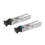 Transceptor Industrial, Puerto SFP 1000Base SX, Para Fibra Multimodo, Conector LC, Hasta 550 m, Soporta Temperaturas de -40 a 75 °